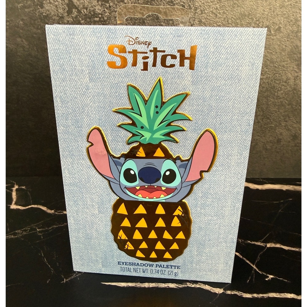 New Disney Stitch Eyeshadow Palette 12 Shadows Stitch with Pineapple 5" x 7.5"